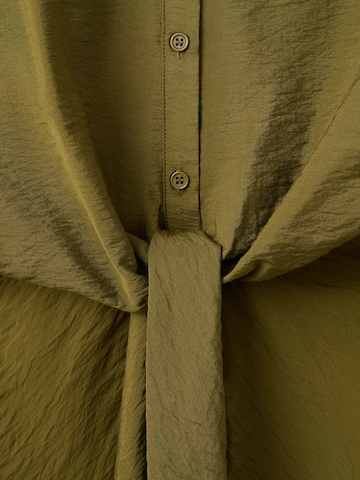 MANGO Bluzka 'NUDO' w kolorze zielony