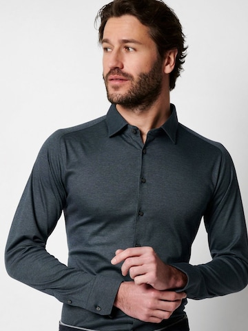 DESOTO Slim Fit Hemd 'Modern Kent'‌‌‌‌‌‌‌‌ in Blau: Vorderseite