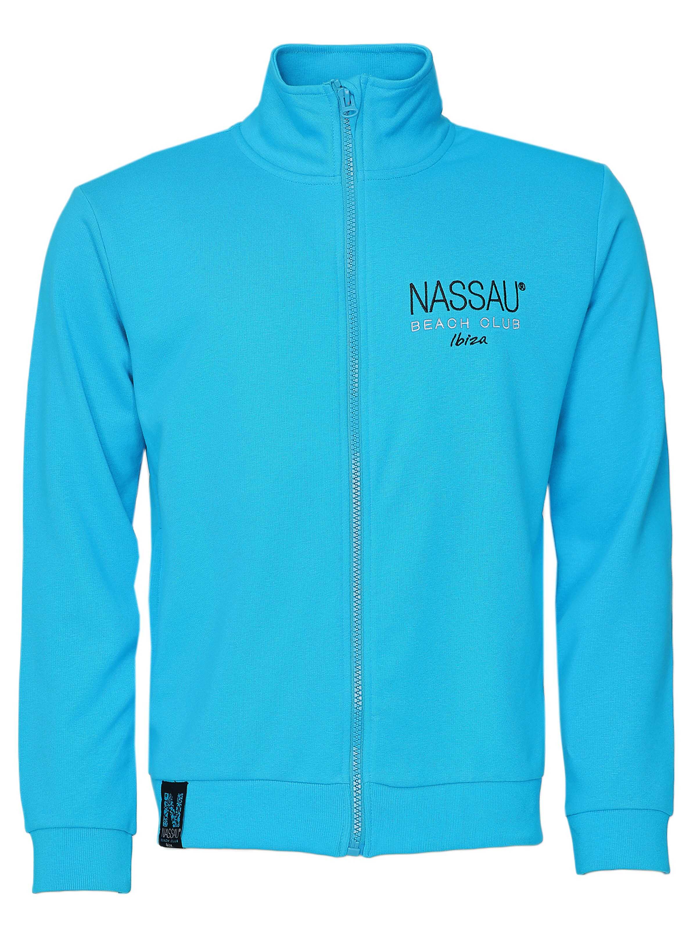 NASSAU Beach Club Sweatjacke in Blau: Vorderseite
