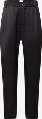 Pantaloni con pieghe 'Smoke' di Libertine-Libertine in nero: frontale