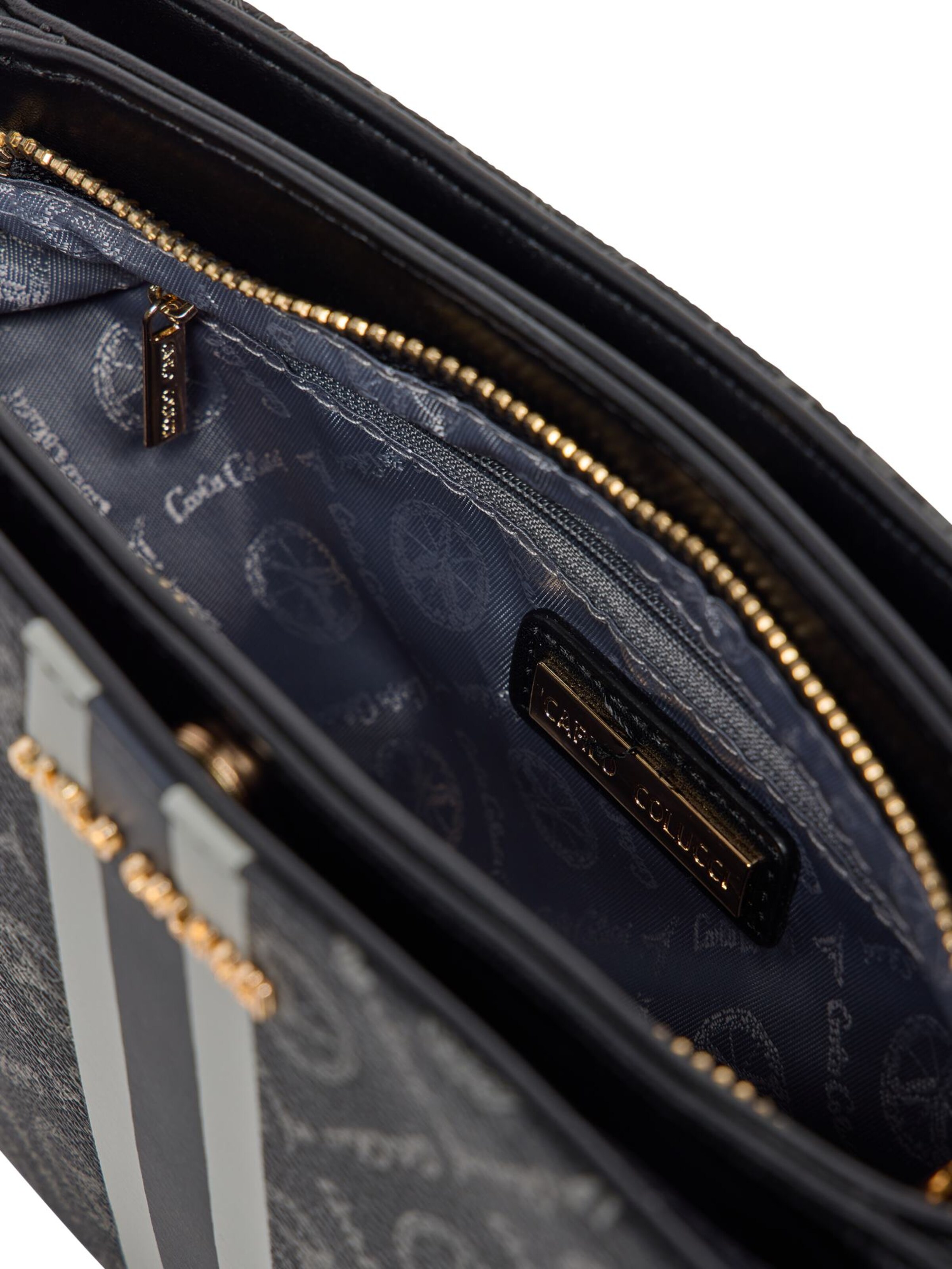 Sac à bandoulière 'Farina' Carlo Colucci en noir