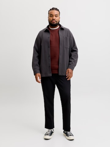 Jack & Jones Plus Comfort Fit Košeľa 'JJEREGENT' - Sivá