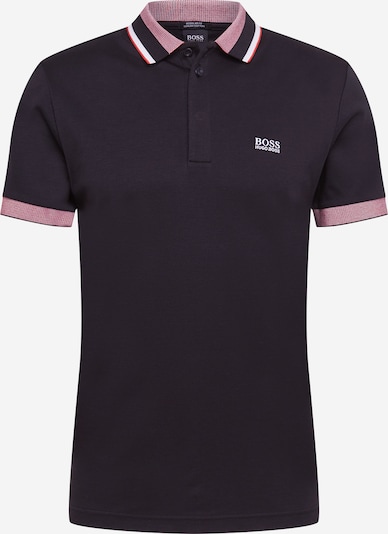 BOSS ATHLEISURE Shirt 'Paddy' in de kleur Rood / Zwart / Wit, Productweergave