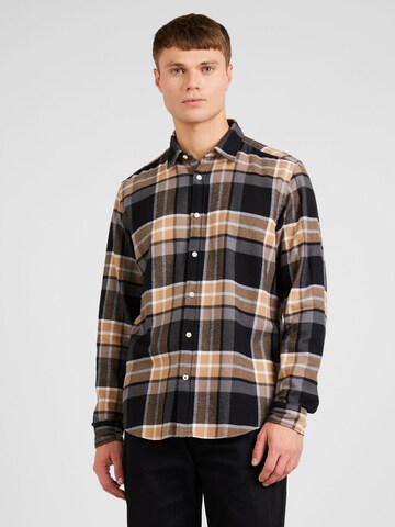 Coupe regular Chemise 'LIAM' BOSS en mélange de couleurs : devant
