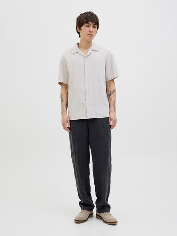 JACK & JONES Loosefit Pantalon 'JPSTKarl Skye' in Zwart