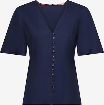 ESPRIT Blouse in Blauw: voorkant