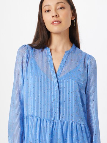 Neo Noir Shirt Dress 'Nobis' in Blue