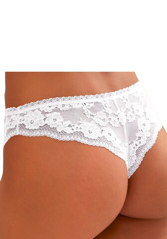 LASCANA Thong in White: front