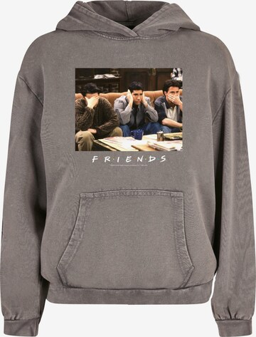 ABSOLUTE CULT Sweatshirt 'Friends - Three Wise Guys' in Grey: front