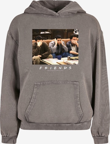ABSOLUTE CULT Sweatshirt 'Friends - Three Wise Guys' in Grau: predná strana