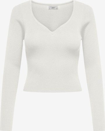JDY Sweater 'PLUM' in White: front
