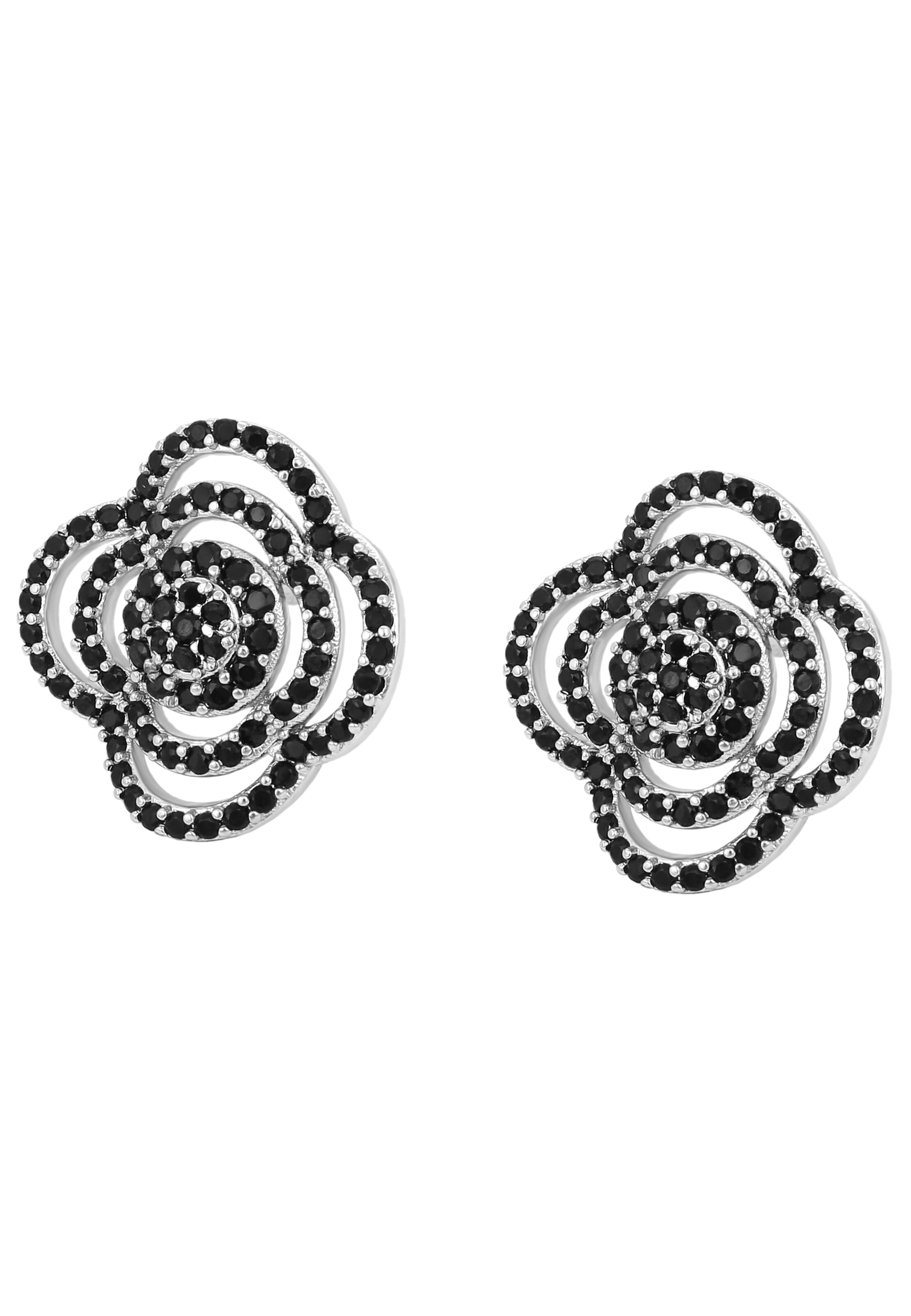 faina - Pendientes en negro: frente