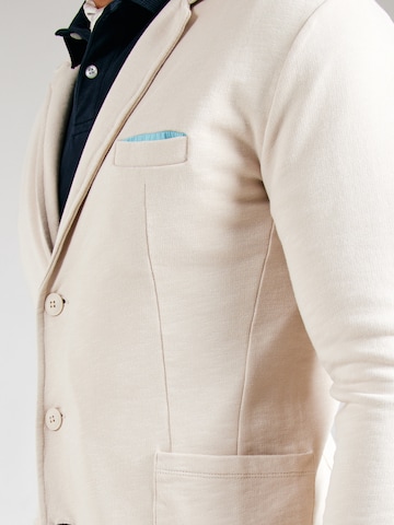 Key Largo Slim Fit Sakko 'BOMBAY' in Beige