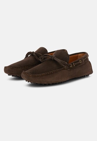 Boggi Milano Moccasin 'Wind' in Brown