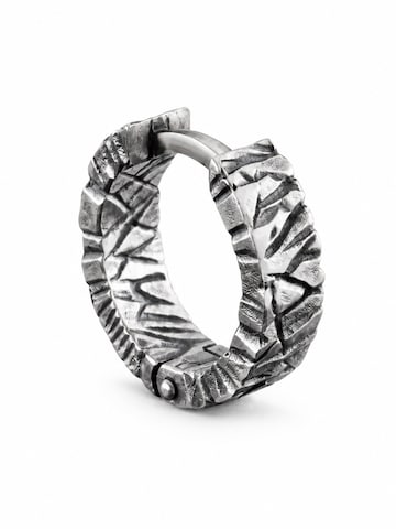 REYTEL Ohrring 'BRUCH'‌‌‌‌‌ in Silber: Vorderseite