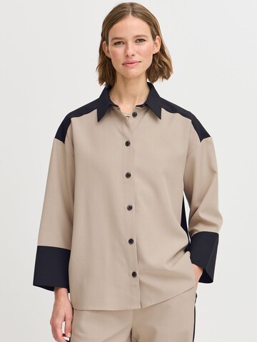 Tunica ' BYIDDE SHIRT - ' di b.young in beige