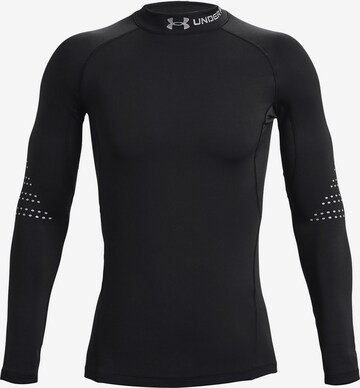 UNDER ARMOUR Funktionsshirt in Schwarz: predná strana