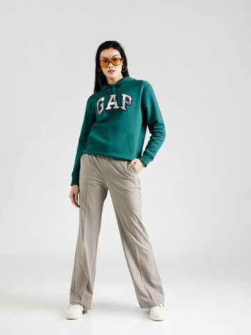 GAP Wide leg Broek in Bruin