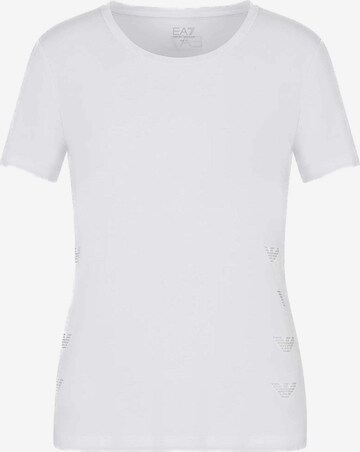 EA7 Emporio Armani Performance Shirt in White: front