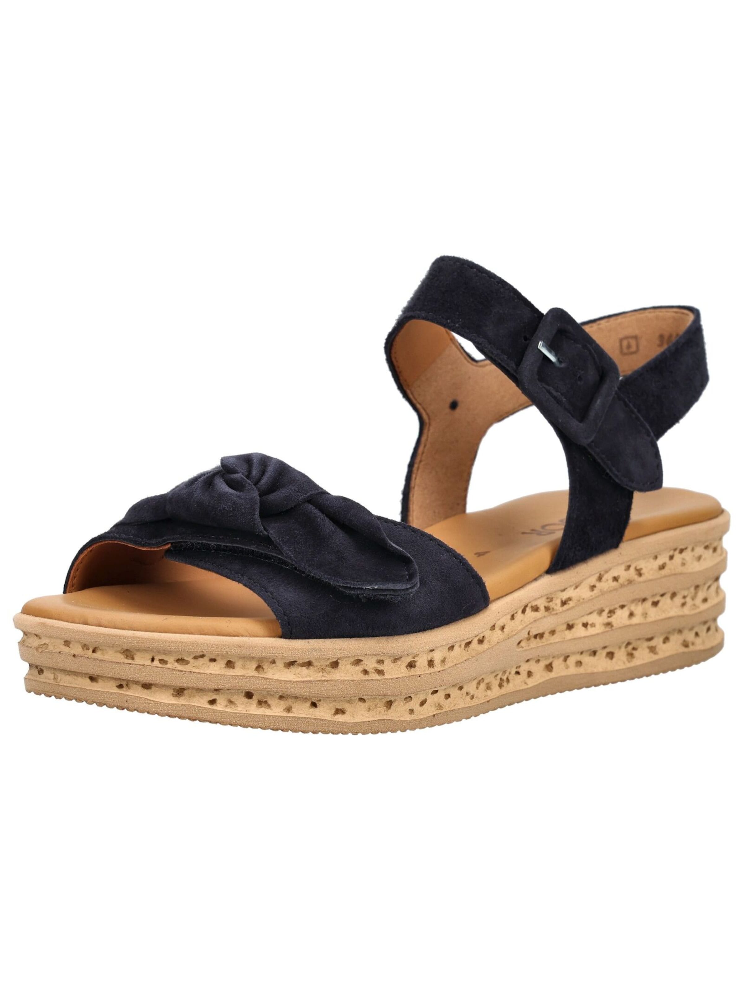 Sandales GABOR en bleu : devant