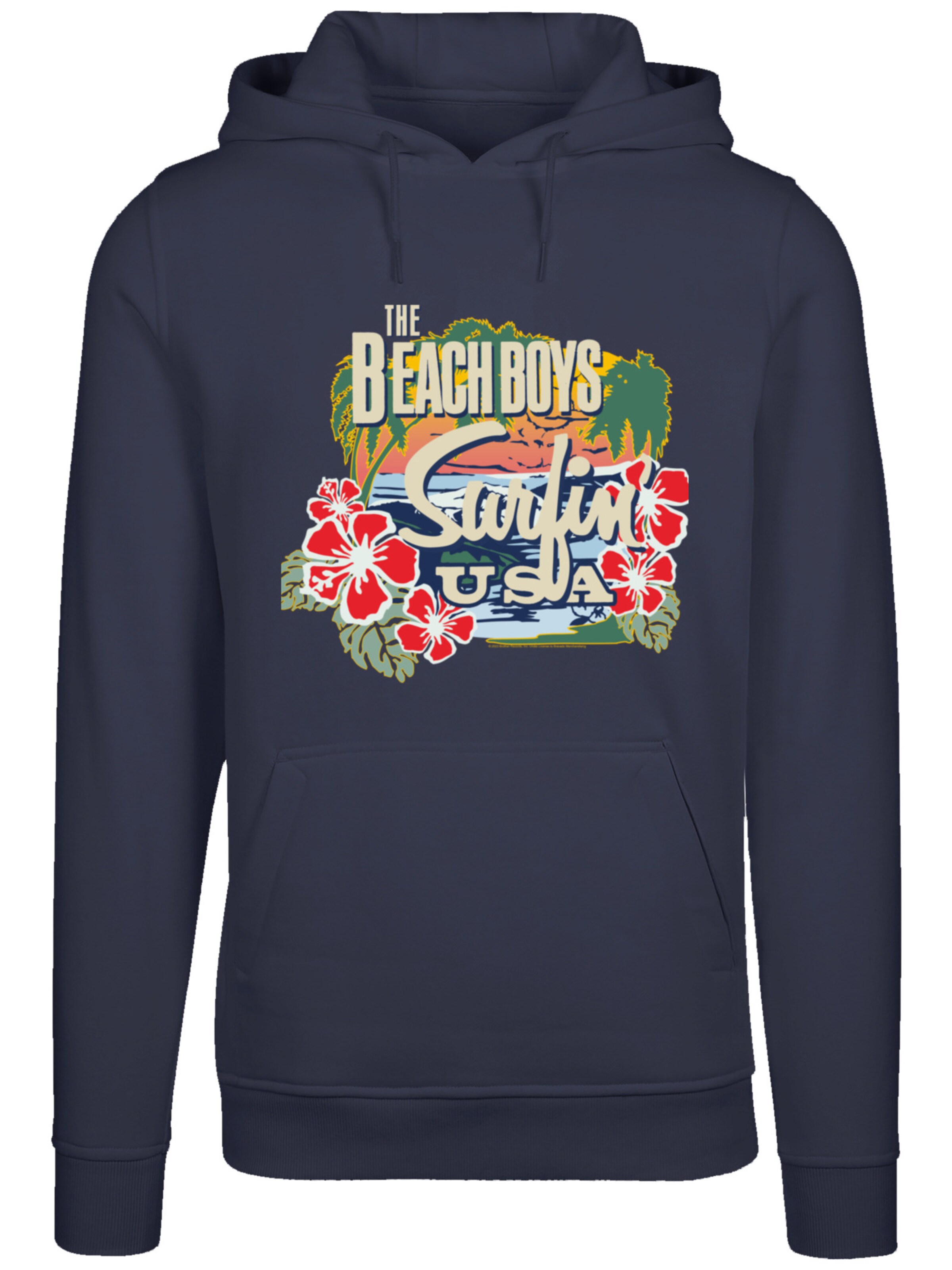 Sweat-shirt 'The Beach Boys' F4NT4STIC en bleu : devant