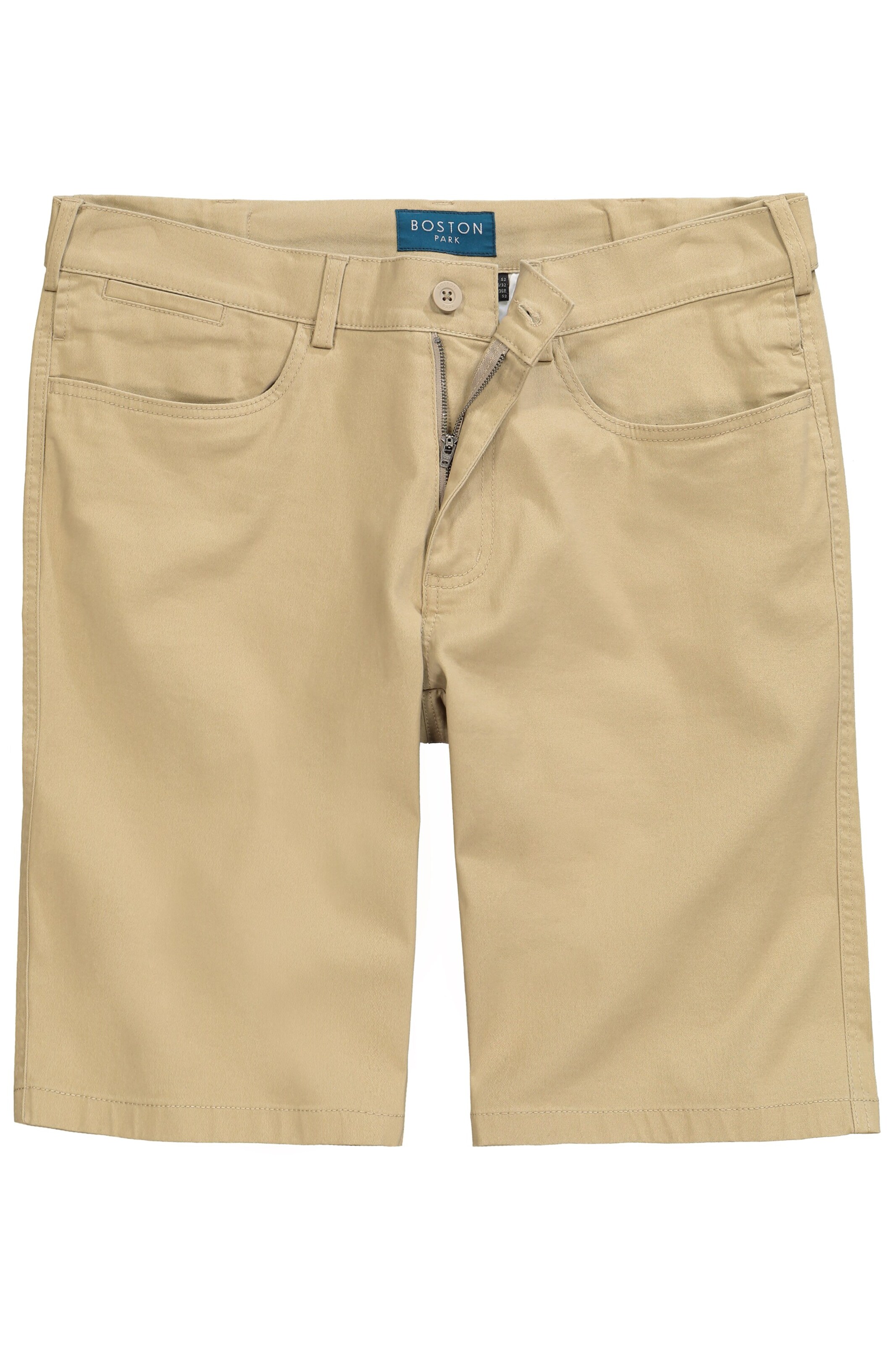 Boston Park Regular Broek in Beige: voorkant