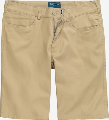 Boston Park Regular Broek in Beige: voorkant