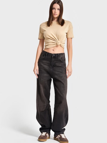 IT'S BASIC Baggy Jeans 'Baggy Mid Rise' in Black