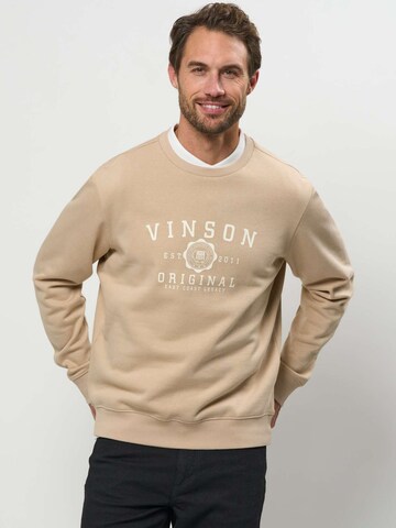 VINSON Neulepaita 'VMToke' värissä beige: etupuoli