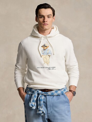 Polo Ralph Lauren Μπλούζα φούτερ σε λευκό: μπροστά