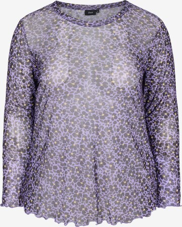 Zizzi Blouse 'Rayne' in Purple: front