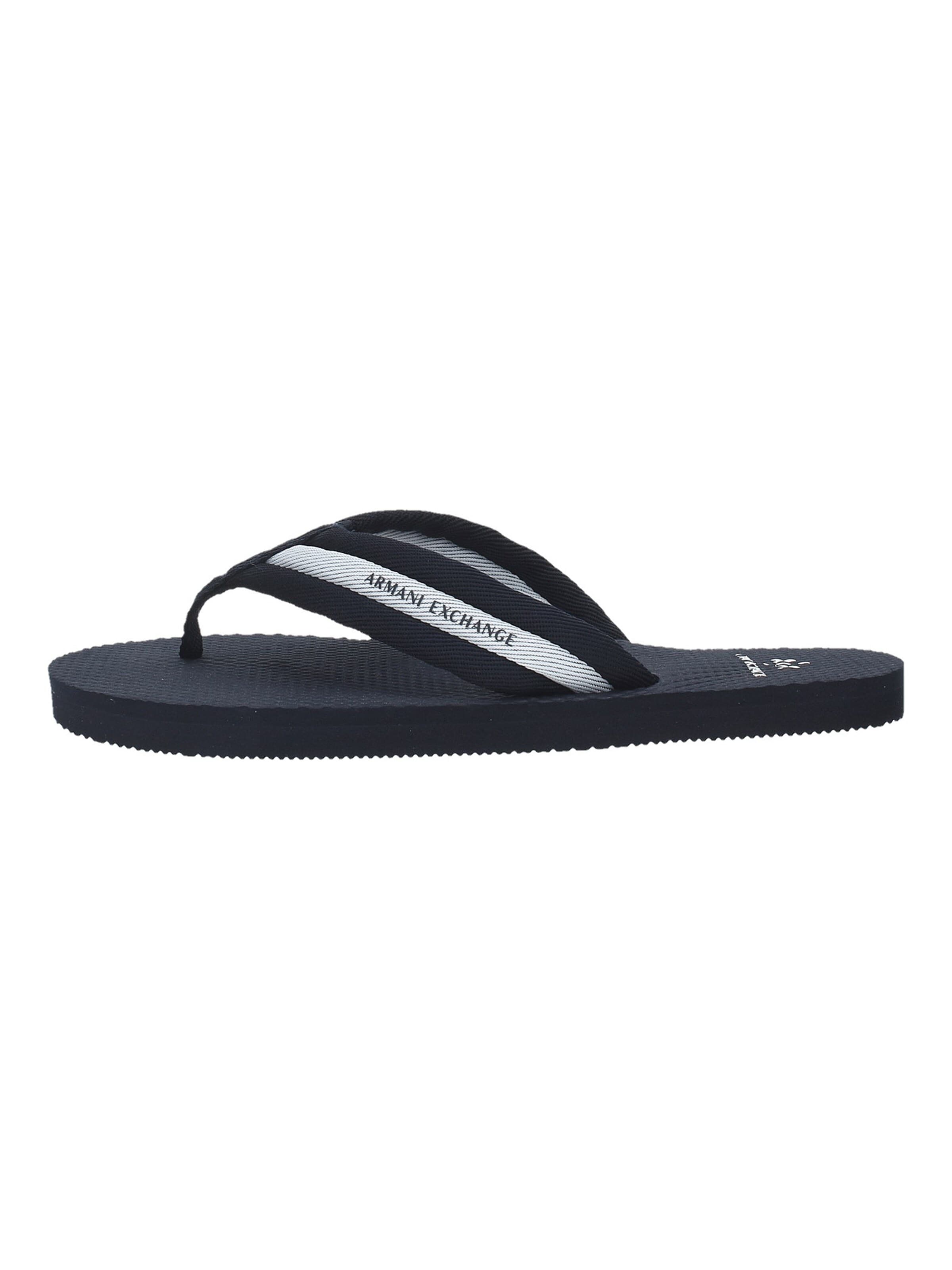 Infradito di ARMANI EXCHANGE in nero: frontale
