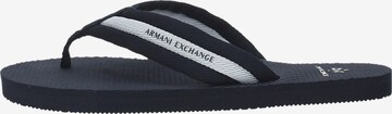 Infradito di ARMANI EXCHANGE in nero: frontale