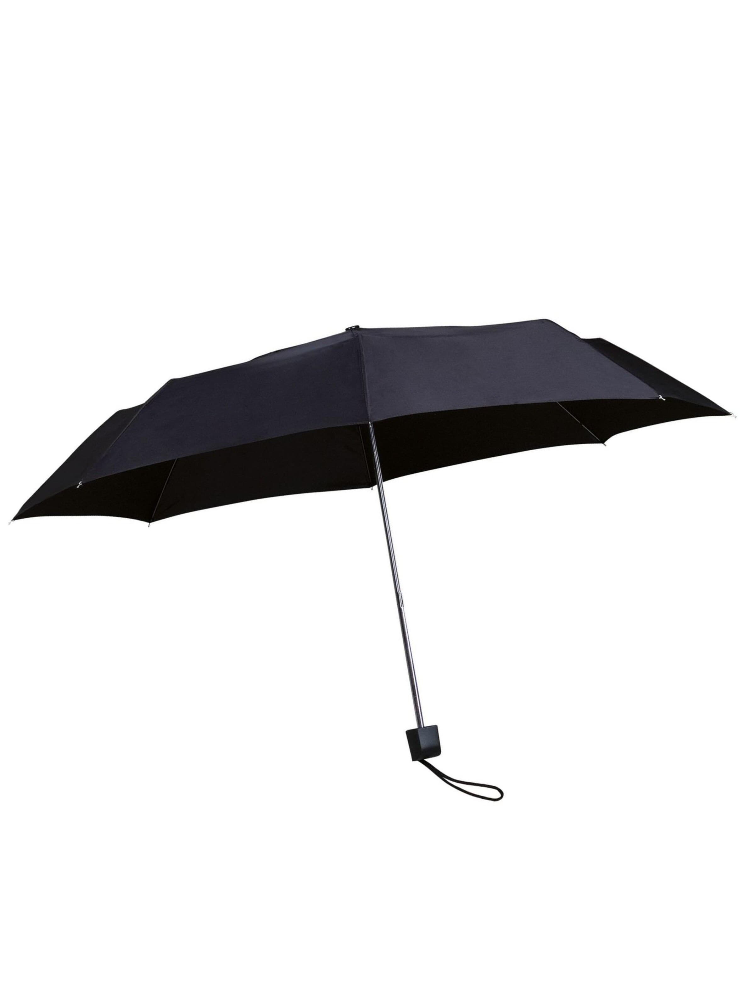 Maxte Umbrella 'Regenschirm - Faltbar - Manuelle Öffnung - 90 cm - Schwarz' in Black: front