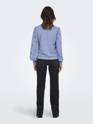 ONLY Sweatshirt 'ONLFEMME' in Blau