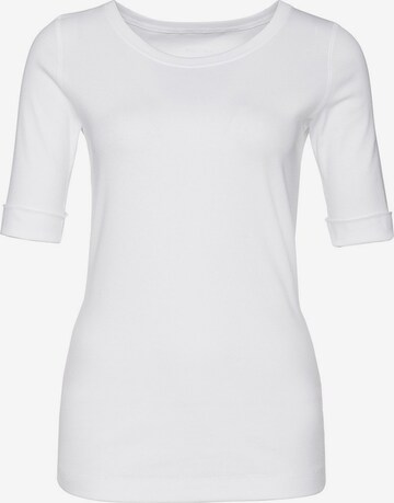 T-shirt Marc Cain en blanc : devant