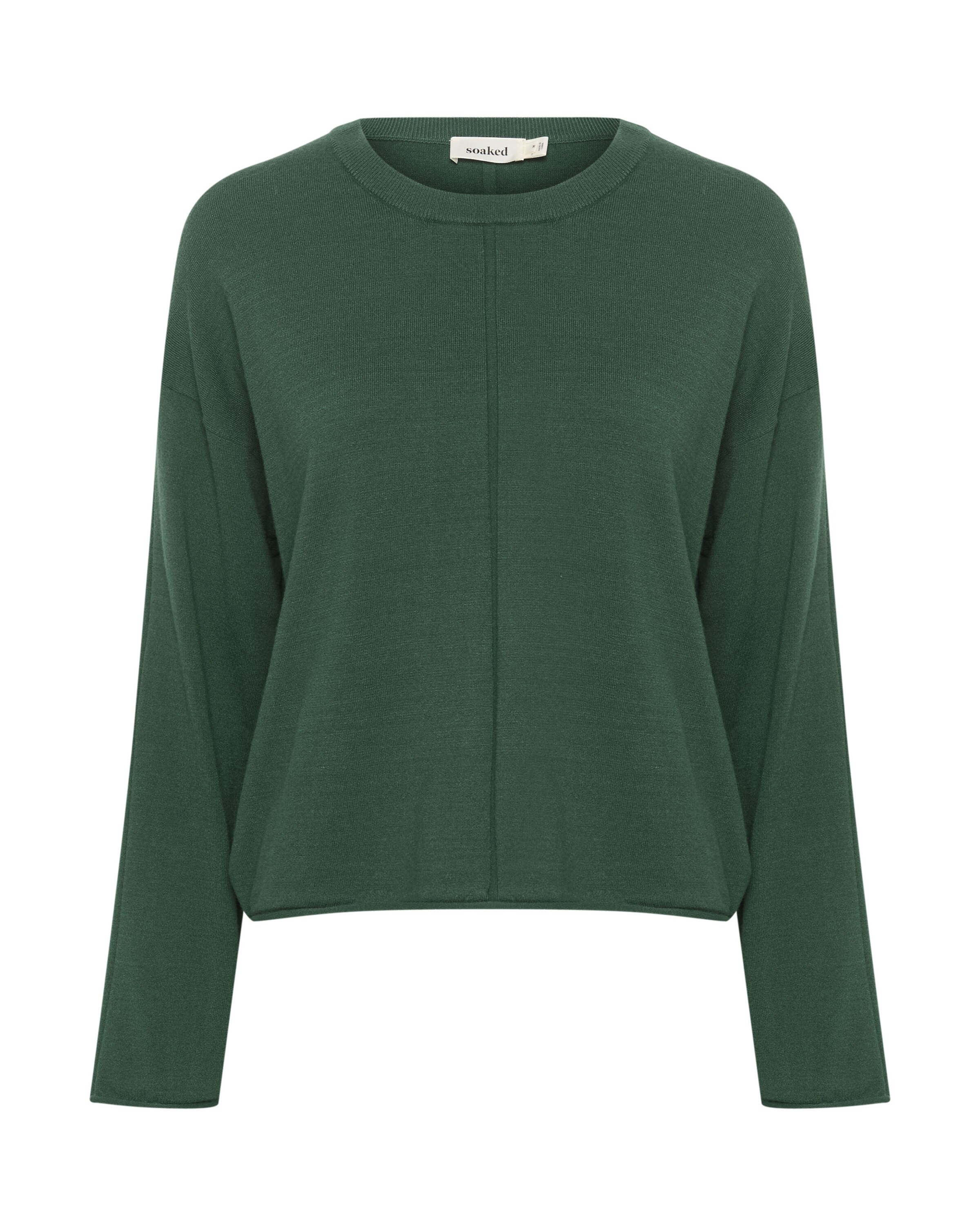 SOAKED IN LUXURY Pullover 'Spina' i grøn: forside