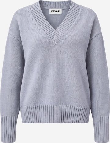 Pull-over KAVAZI en bleu : devant