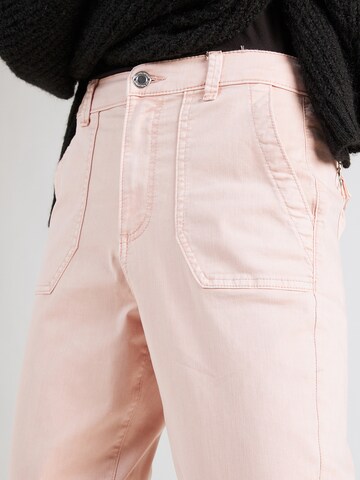 Marks & Spencer Slimfit Spodnie w kolorze różowy