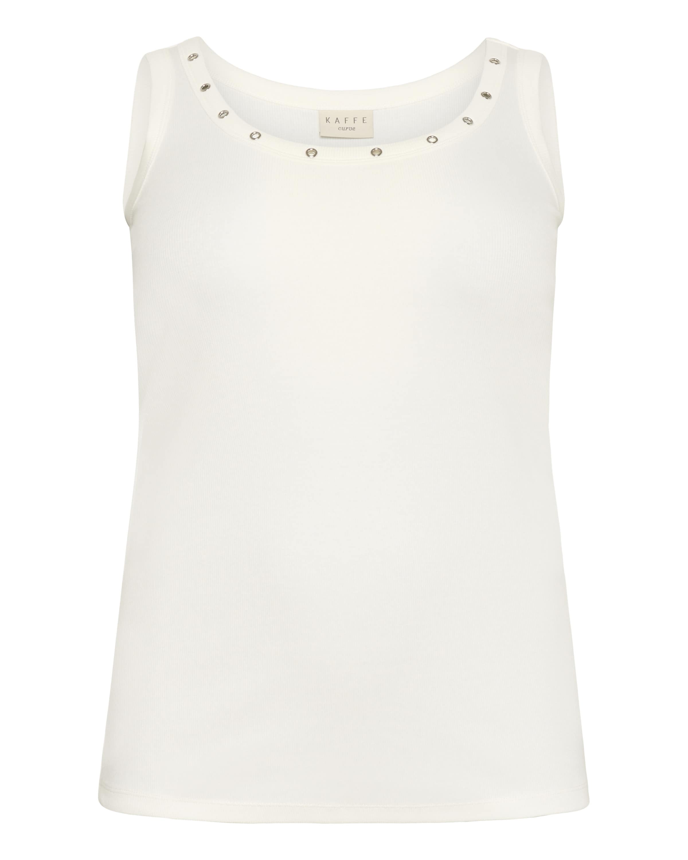 Haut 'KCCarina' KAFFE CURVE en blanc : devant