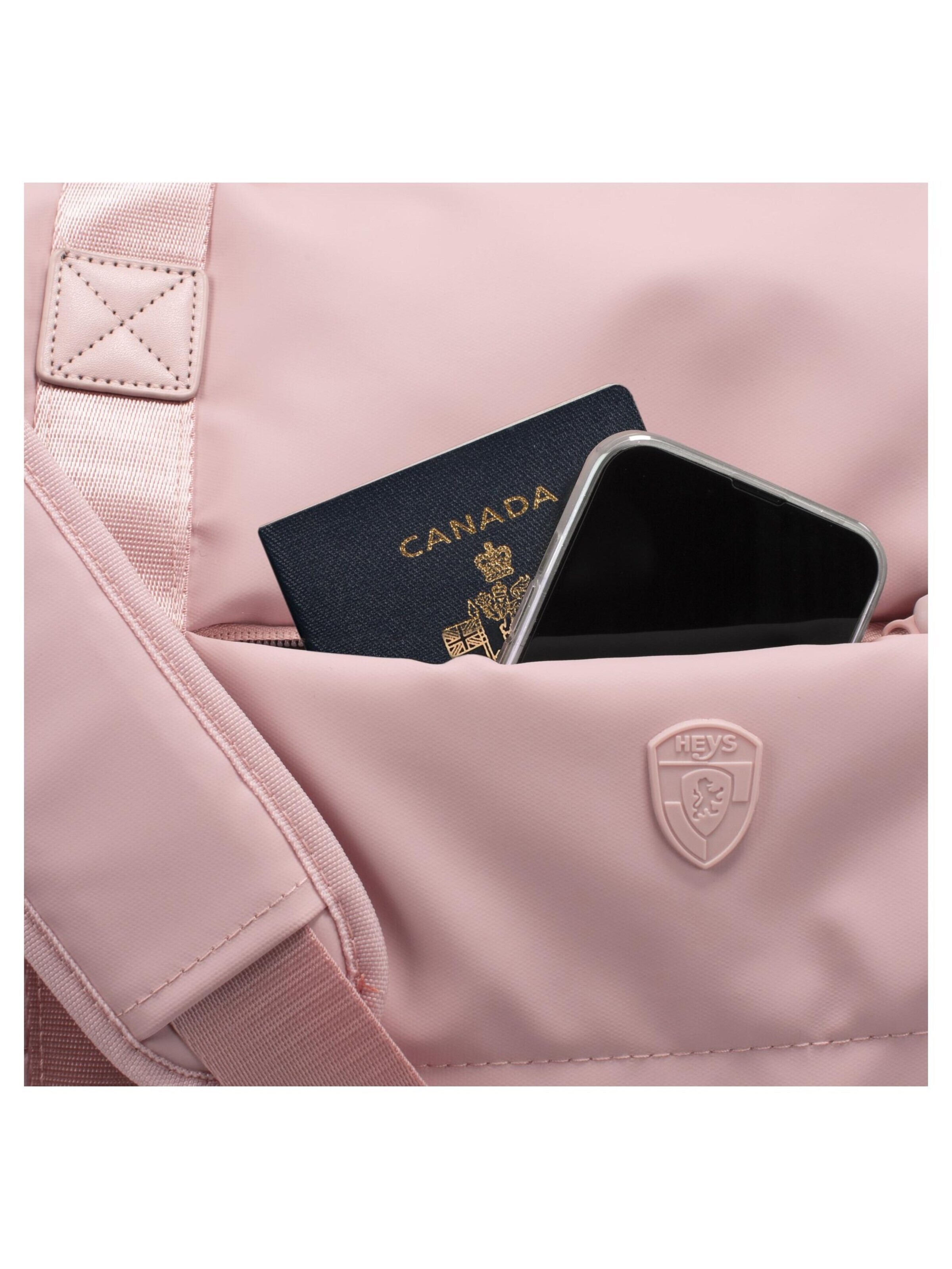 Borsa weekend di Heys in rosa