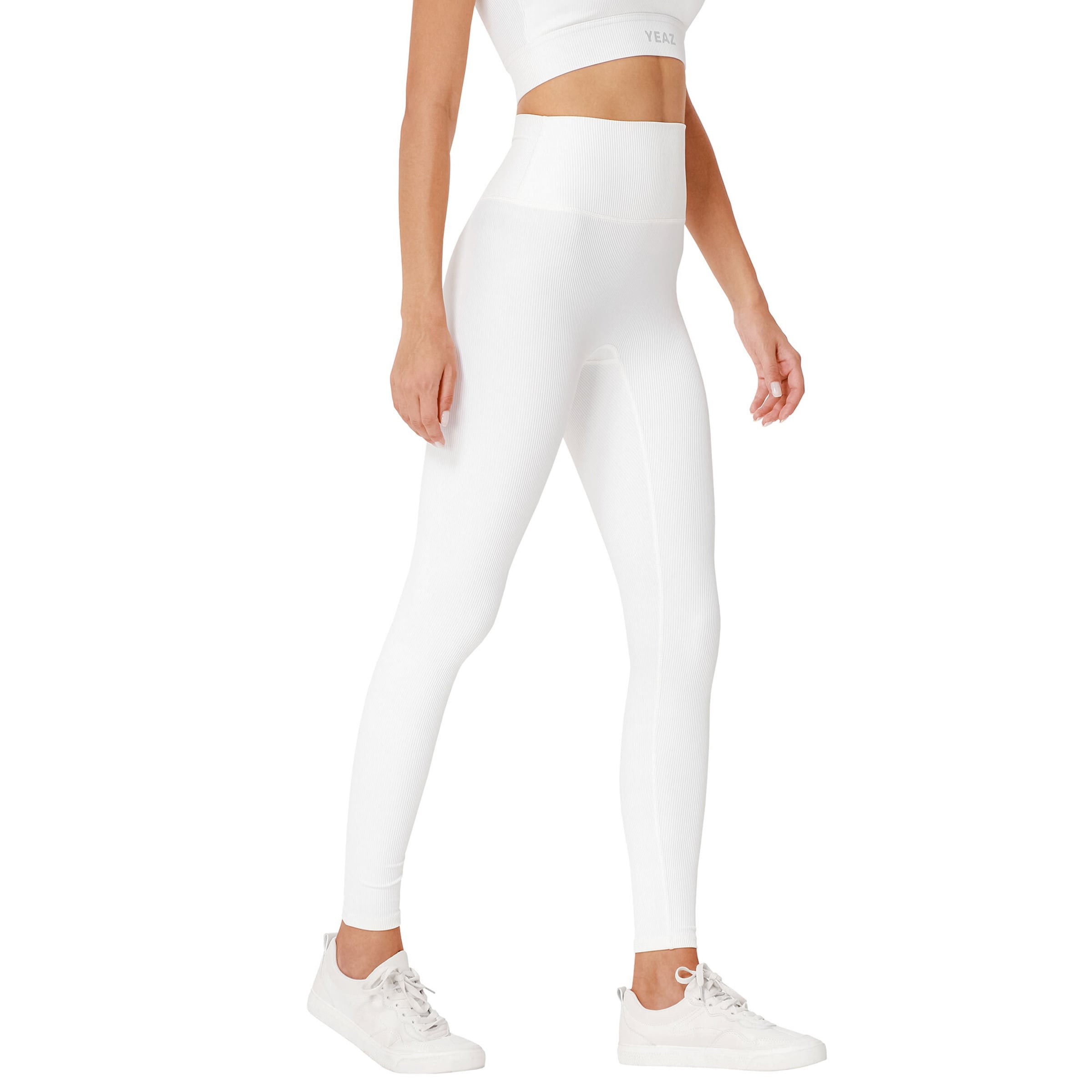 Skinny Pantaloni sportivi 'Club Level' di YEAZ in bianco