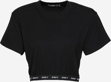 Obey Shirt 'Glen Aspen' in Zwart: voorkant