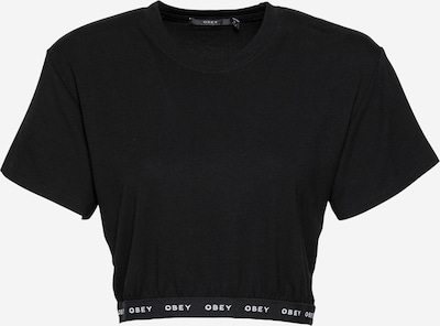 Obey Majica 'GLEN ASPEN' | črna / bela barva, Prikaz izdelka