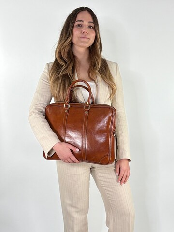 lePelou Aktenkoffer 'EMILIO' in Braun