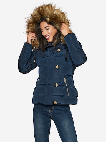 KOROSHI Winterjacke in Blau