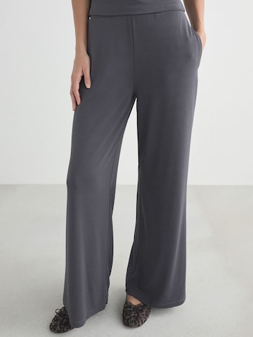 Wide Leg Pantalon Next en bleu : devant