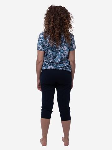Ammann Pyjama 'Night & Home' in Blauw