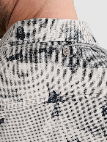PME Legend Regular fit Skjorta 'Shirt with short sleeves and allover print' i blå
