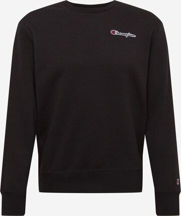 Sweat de sport Champion Authentic Athletic Apparel en noir : devant